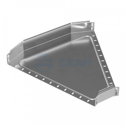                         Угол горизонтальный 45 градусов Стандарт INOX (AISI 304) 600х80 (PR16.3423) (Промрукав)
						