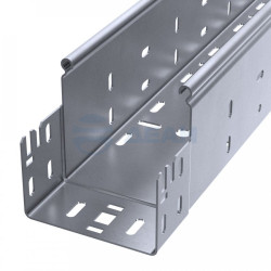                         Лоток перфорированный Профи INOX (AISI 316) 100х100x3000 (1,2 мм) (6 м/уп) (PR16.13532)  (Промрукав) 
						