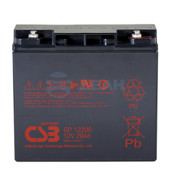                         Аккумулятор GP12200 (АКБ 12-20) (CSB) 
						