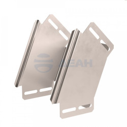                         Угол вертикальный внешний 45 градусов Стандарт INOX (AISI 409) 150х100 (PR16.2963)  (Промрукав) 
						