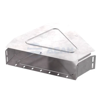 Угол гориз.45гр.крышк.Станд.400х80(PR16.0614) Промрукав Угол горизонтальный 45 градусов для лотков