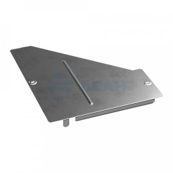                         Крышка переходника правого Стандарт INOX (AISI 304) 400х150 (PR16.5777)  (Промрукав) 
						