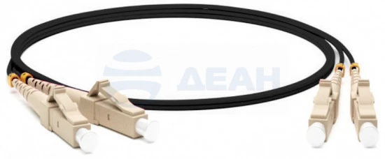FC-D3-504-LC/PR-LC/PR-H-10M-LSZH-BK Hyperline Патч-корд