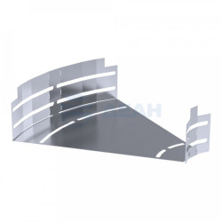                         Угол горизонтальный изменяемый 0-45 градусов Стандарт INOX (AISI 316) 300х80 (PR16.3624) (Промрукав) 
						