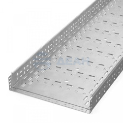                         Лоток перфорированный Стандарт INOX (AISI 304) 500х100х3000 (1,0 мм) (3 м/уп) (PR16.2343) (Промрукав)
						