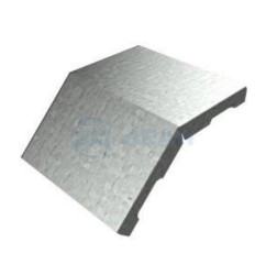                         Крышка угла вертикального внешнего 45° 400х15х0,7 мм для лестничного лотка (651-203)  (ПожТехКабель) 
						