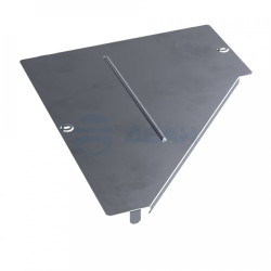                         Крышка переходника левого Стандарт INOX (AISI 316) 500х200 (PR16.5586)  (Промрукав) 
						