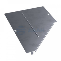                         Крышка переходника левого Стандарт INOX (AISI 316) 600х300 (PR16.5589)  (Промрукав) 
						