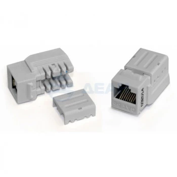 KJNE-8P8C-C6A-90-YL Hyperline Вставка Keystone Jack