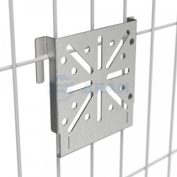                         Монтажная пластина на 3Д-забор для крепления ЭМК HDZ (PR80.08128) (Промрукав) 
						