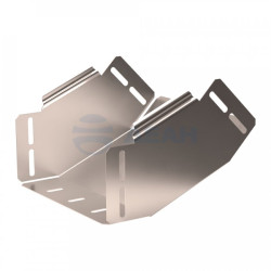                         Угол вертикальный внутренний 45 градусов Стандарт INOX (AISI 409) 200х100 (PR16.3322)  (Промрукав) 
						