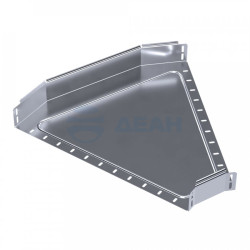                         Угол горизонтальный 45 градусов Стандарт INOX (AISI 316) 600х80 (PR16.3453) (Промрукав)
						