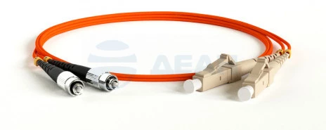 FC-D2-62-FC/PR-LC/PR-H-0.5M-LSZH-OR Hyperline Патч-корд