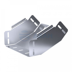                         Угол вертикальный внутренний 45 градусов Стандарт INOX (AISI 316) 200х80 (PR16.3291) (Промрукав)
						