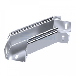                         Угол горизонтальный 90 градусов Стандарт INOX (AISI 316) 50х50 (PR16.3523) (Промрукав)
						