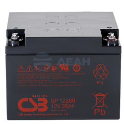                         Аккумулятор GP12260 (АКБ 12-26) (CSB) 
						