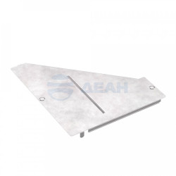                         Крышка переходника правого Стандарт 500х150 (PR16.10897) (Промрукав) 
						