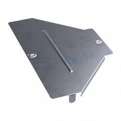                         Крышка переходника симметричного Стандарт INOX (AISI 316) 400х150 (PR16.6041)  (Промрукав) 
						