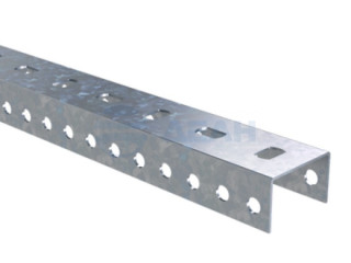                         П-образный профиль PSL, L 2000, толщ.1,5 мм, горячеоцинкованный (BPL2920HDZ) (DKC)
						