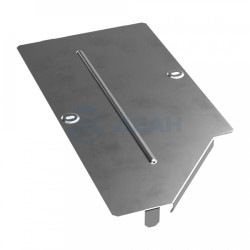                         Крышка переходника левого Стандарт INOX (AISI 304) 400х300 (PR16.4304)  (Промрукав) 
						