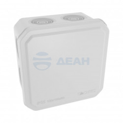                         Коробка ответвительная с 8+2 кабельными вводами д.25/20 мм, IP55,100х100х50 мм (53800) (DKC)
						