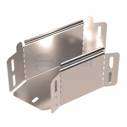                         Угол горизонтальный 45 градусов Стандарт INOX (AISI 409) 100х100 (PR16.3466)  (Промрукав) 
						