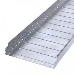                         Лоток перфорированный Профи INOX (AISI 316) 500х100x3000 (1,0 мм) (6 м/уп) (PR16.13505)  (Промрукав) 
						