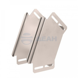                         Угол вертикальный внешний 90 градусов Стандарт INOX (AISI 409) 100х100 (PR16.3050)  (Промрукав) 
						