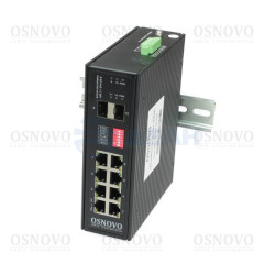                         Коммутатор управляемый с PoE промышленный SW-80802-IM(port 90W,360W) (OSNOVO) 
						
