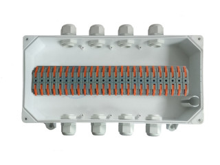                         Коробка распределительная КСП-25 АЯКС IP66 Wago (вводы под гофротрубу д.25) (Магнито-Контакт) 
						