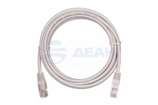 Коммутационный шнур (EC-PC4UD55B-BC-PVC-100-GY-5) NETLAN Шнур коммутационный (патч-корд)