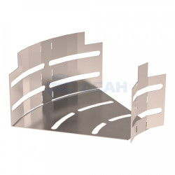                         Угол горизонтальный изменяемый 0-45 градусов Стандарт INOX (AISI 409) 150х80 (PR16.3648)  (Промрукав) 
						