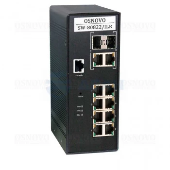 SW-80822/ILR OSNOVO Коммутатор управляемый с PoE промышленный