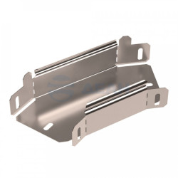                         Угол горизонтальный 45 градусов Стандарт INOX (AISI 409) 100х50 (PR16.3464)  (Промрукав) 
						