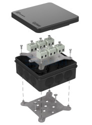                         Коробка огн.для о/п двухк.(60-0303-9005-FR2.5-4)  (Промрукав) 
						