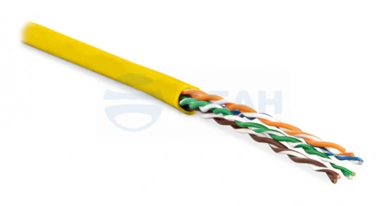 UUTP4-C6-P24-NCR-IN-LSZH-YL-100 Hyperline Кабель «витая пара»