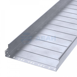                         Лоток неперфорированный Профи INOX (AISI 316) 500х100x6000 (1,0 мм) (12 м/уп) (PR16.13694)  (Промрукав) 
						