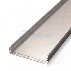                         Лоток неперфорированный Стандарт INOX (AISI 409) 400х80х3000 (1,0 мм) (6 м/уп) (PR16.2402)  (Промрукав) 
						