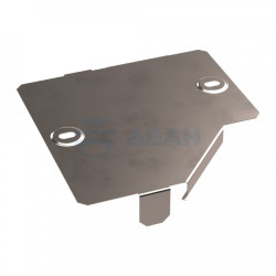                         Крышка переходника левого Стандарт INOX (AISI 409) 150х100 (PR16.5642) (Промрукав) 
						