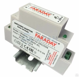 Блок питания 12W/24V/DIN (FARADAY)