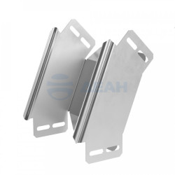                         Угол вертикальный внешний 45 градусов Стандарт INOX (AISI 304) 150х80 (PR16.2902) (Промрукав)
						