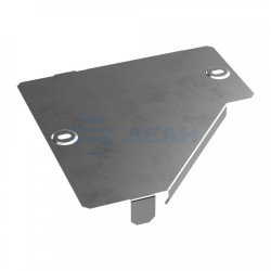                         Крышка переходника левого Стандарт INOX (AISI 304) 200х100 (PR16.4297)  (Промрукав) 
						