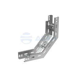                         Угол вертикальный внутренний 90 градусов лестничный 100х50 (1,2 мм) (PR08.5237)  (Промрукав) 
						