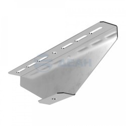                         Консоль для шпильки двусторонняя INOX (AISI 304) КШД-100 (PR16.3856)  (Промрукав) 
						