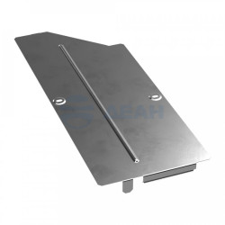                         Крышка переходника правого Стандарт INOX (AISI 304) 500х400 (PR16.5783)  (Промрукав) 
						