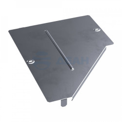                         Крышка переходника левого Стандарт INOX (AISI 316) 400х200 (PR16.5583)  (Промрукав) 
						