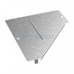                         Крышка переходника левого Стандарт HDZ 400х150 (PR16.1983)  (Промрукав) 
						