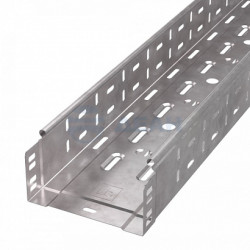                         Лоток перфорированный Стандарт HDZ 150х80х3000 (1,0 мм) (6 м/уп) (PR16.2462)  (Промрукав) 
						