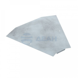                         Крышка угла горизонтального 45 градусов Профи INOX (AISI 316) 600 (1,0 мм) (PR16.16950) (Промрукав) 
						