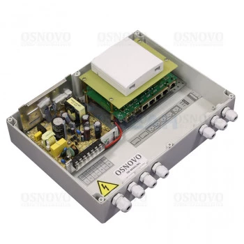 SW-80402/WL OSNOVO Коммутатор управляемый с PoE уличный